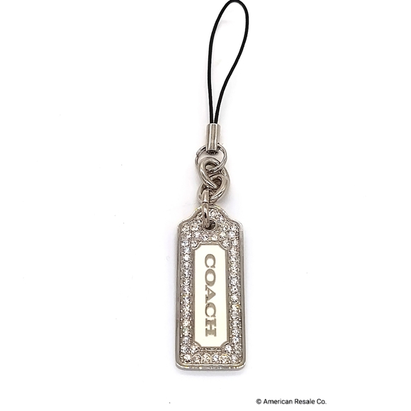 NWT COACH Vintage LOZ Pave Lanyard Diamond Keychain FOB Purse Charm #8865 - Picture 4 of 9